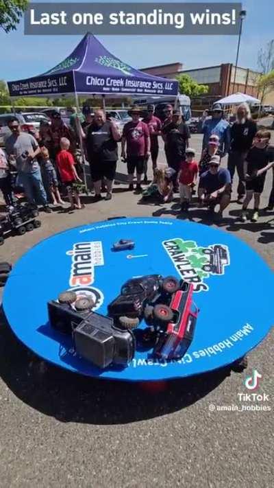 Last RC car standing wins