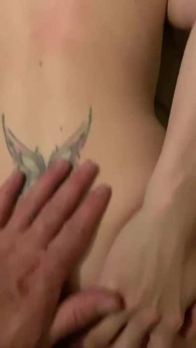 Little girls asshole is so tiny!!