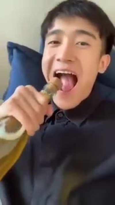 Wonder what he been drinking