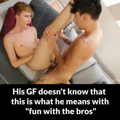 Just some fun with the bros. Not gay at all