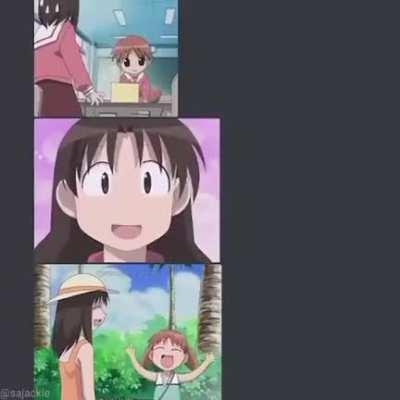 Chiyo-chan got out baka'd💀💀💀💀