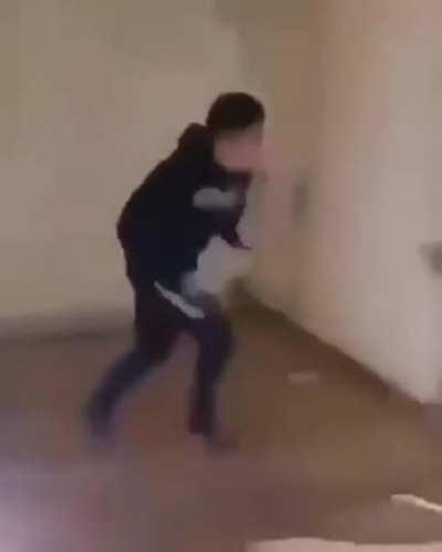 Running through a brick wall