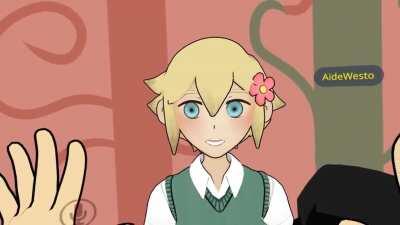 SUNNY GETS FORCE-FED TURRÓN BY BASIL