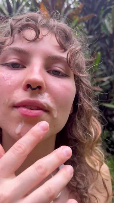 Love getting facials outdoors