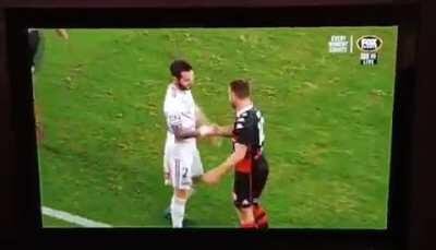 The nicest foul you'll ever see