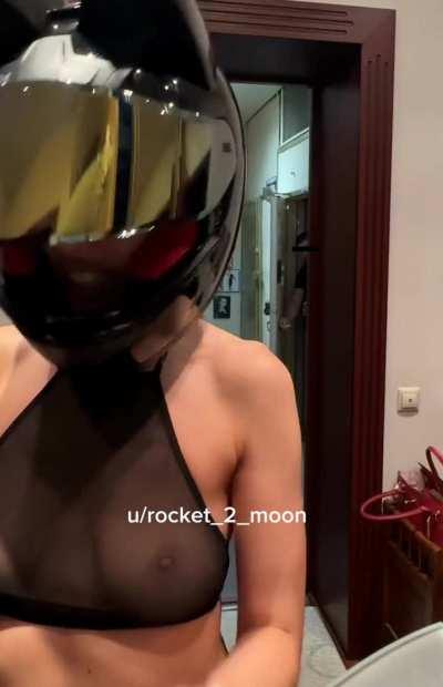 Flashing pussy, ass & tits for delivery guy [OC]