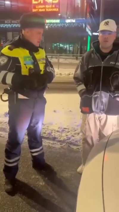 Alexander, you're the first this year to be fined for drunk driving. Happy New Year and congratulations....