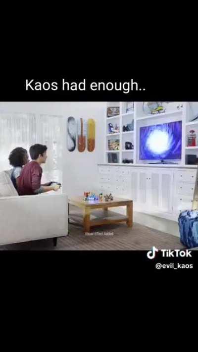 Kaos got pissed off
