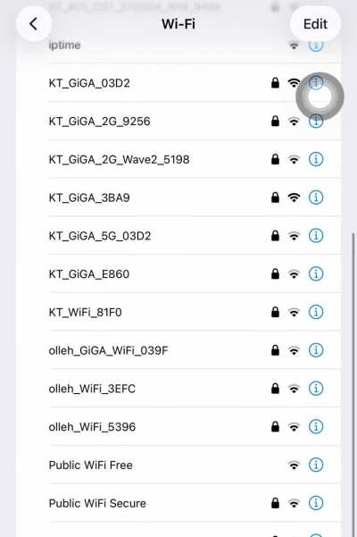 Is my phone hacked? Why are certain WiFi networks blinking when I turn my WiFi on?