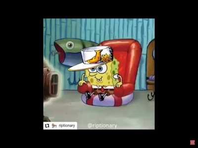 Jotaro watches his daily dose of anenome