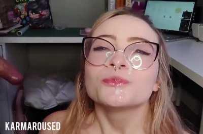 I'm happiest when I'm covered in cum