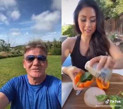 It’s funny to watch Gordon suffering from not being able to cuss😂