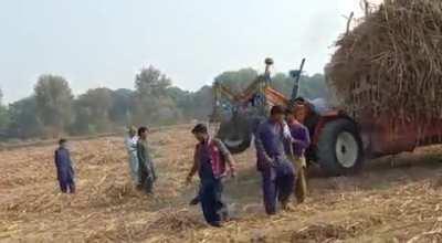 Tractor has a mind of its own