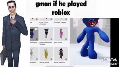 gman if he played roblox!!! 😲😲😲😲