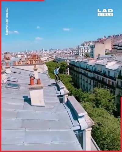 Parkour. This would terrify me, just watching makes my heart race!