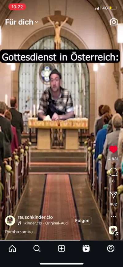 najo hot a si daschossn. amen