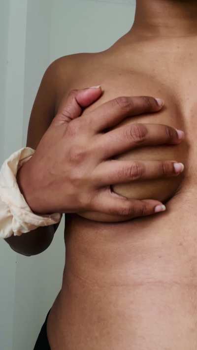 I can’t stop touching them when I’m alone