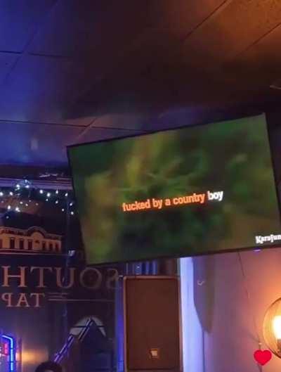 Country karaoke🤠🍆💦 ethan would love this