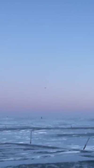 Deleted video from YouTuber who witnessed the recovery operation of the Alaska UAP shootdown in Feb 2023