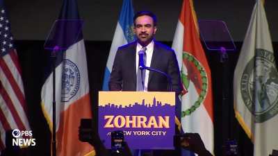 Zohran Mamdani's message to Trump during his mayoral acceptance speech