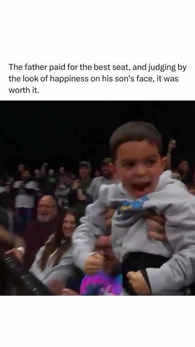 The child will remember this forever