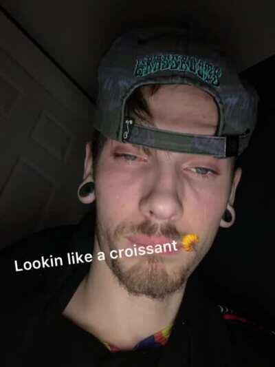 Looking like a croissant