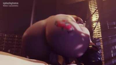 Ela protecting the objective (spluckytama)