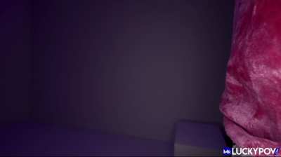 Part 2 (of 4) of Anya fucking off camera so she could get herself off before they resume the scene. Hot and intimate (sound on)