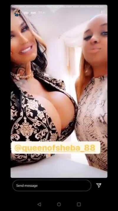 @VIP_NVR Nicki Valentina Rose and her mega cleavage