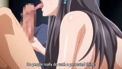 Use your tongue on the whole thing.