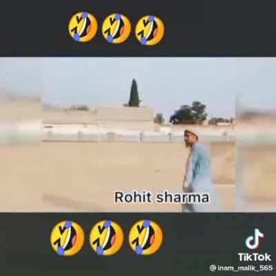 Rohit Sharma drop catch reaction from different angle