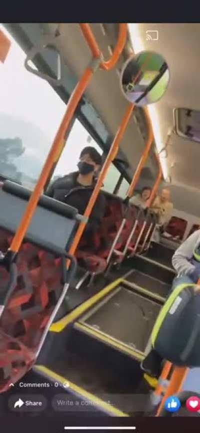 guy goes off at 2 homeless people caught fcking on a bus in Melbourne, Australia 😭