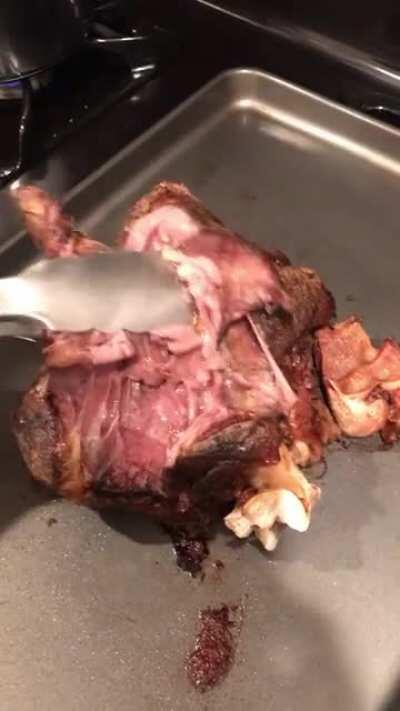 Slow cooked lamb shoulder