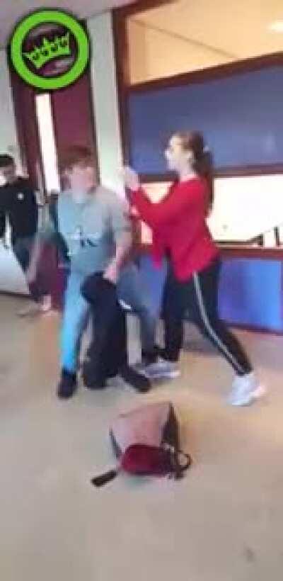 Act like a dude, get hit like a dude