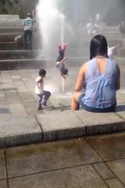 Let me put my face in the water