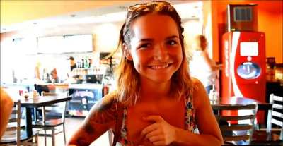 Flashing Nice Boobs in Public