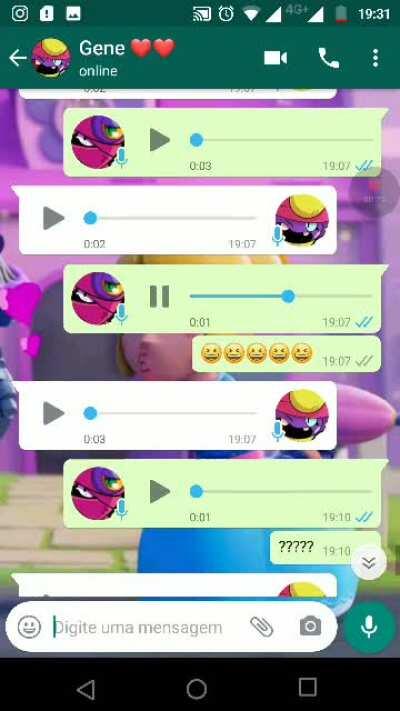 Tara and Gene WhatsApp