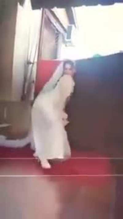 La Britney Guadalupe en su boda.