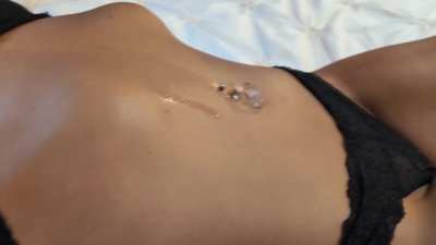 Just me and a cube teasing this tight tummy