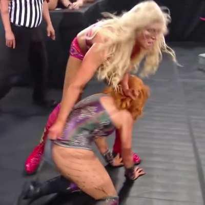 Becky Lynch's wedgie