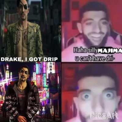 Inspired by Kiryu-Chan getting drip