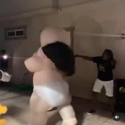 They said screw the gender reveal party and got serious