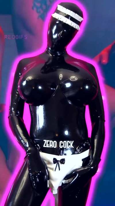 Rubber Maid + Inverted Chastity