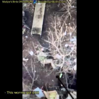 Madyar - UA drone recon. Klim's unit dropping charges from drones and working together with the 3rd and 41st artillery brigades. PART 1. Night of 22 Jan. Subtitled