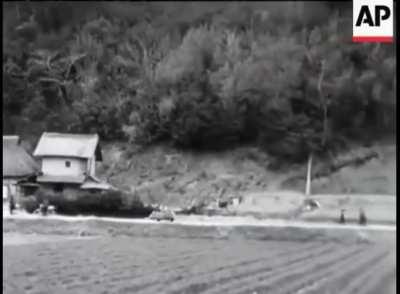 A Buddhist Monk in Japan built a small car out of aircraft parts and a motorcycle engine in 1954.
