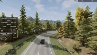 Blackrock 500 at the automation test track handling circuit