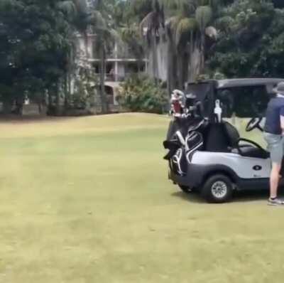 Golf in Oz is quite interesting