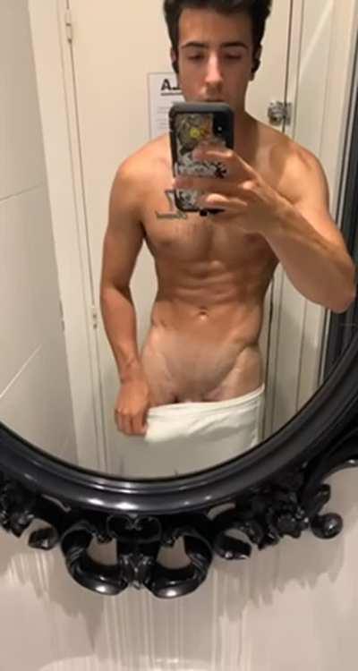 Whipping it out after the gym [m]