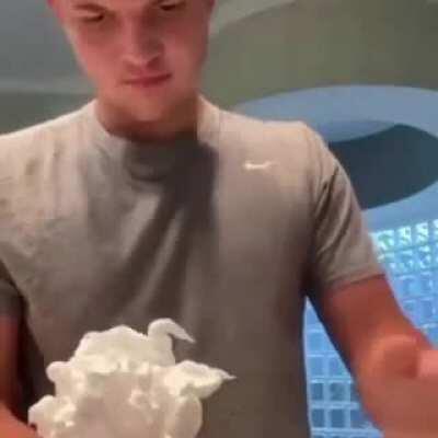 Thanks, I hate the shaving cream man