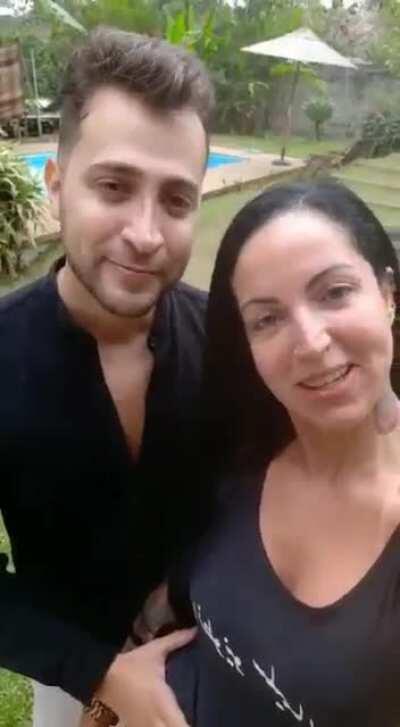 Brazilian pornstar feltup during selfie video